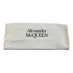 Alexander McQueen The Short Story Grey Croc Print Leather Satchel