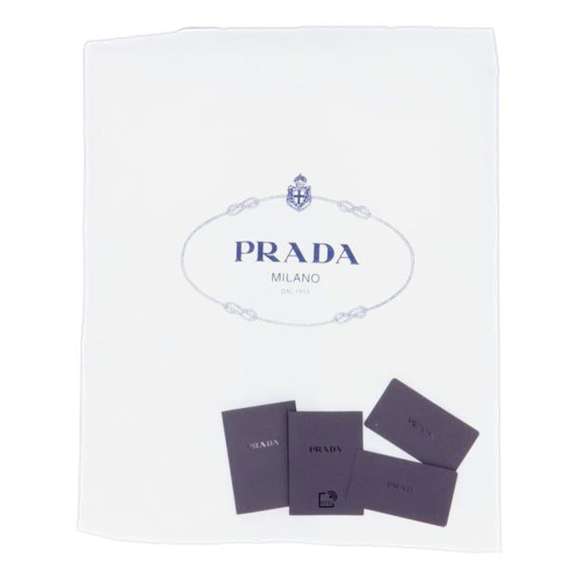 Prada Black Vitello Move Leather Chain Crossbody Wallet Clutch
